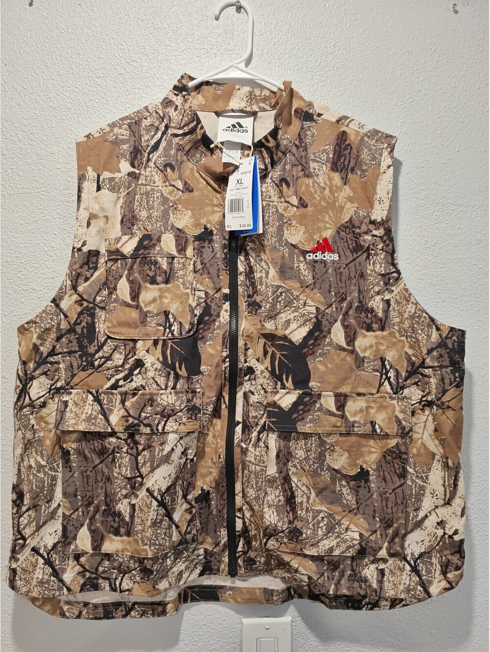 Adidas OG Camo Vest XL Women's Camouflage Utility Vest